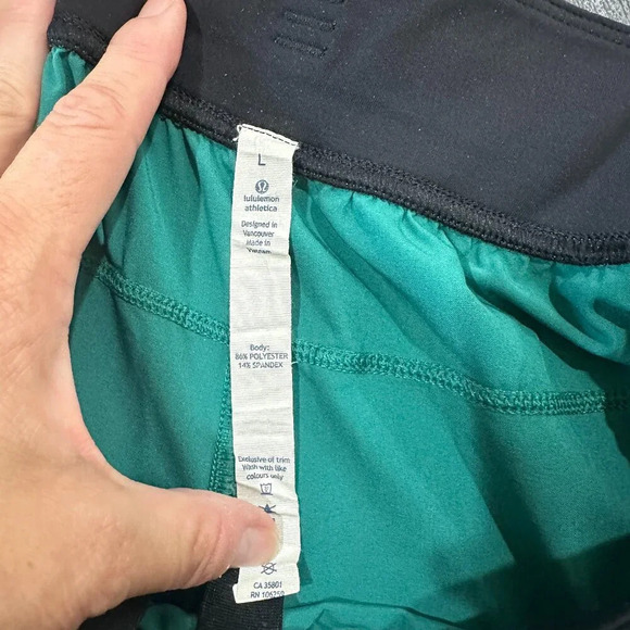 Rare color LULULEMON Large Drawstring Athletic Workout Unlined Swim Shorts - Picture 8 of 9